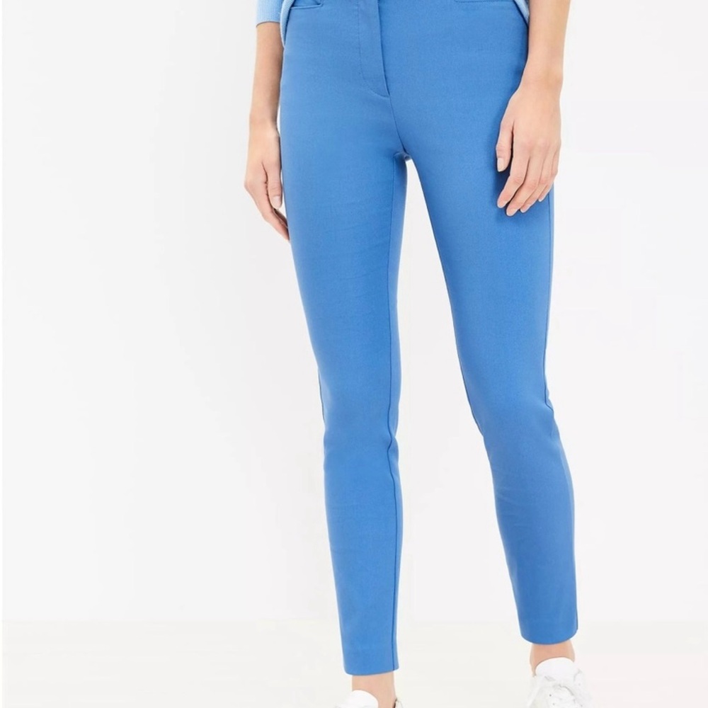 LOFT Bright Blue Skinny Pants